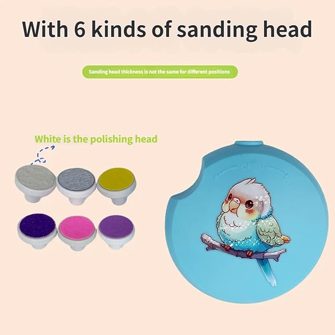 Electric Parrots Beak Grinder,Electric Parrots Beak Grinder Fast Speed Motor Trimmer for Fast Trimming Efficiency Safe and Metal Texture