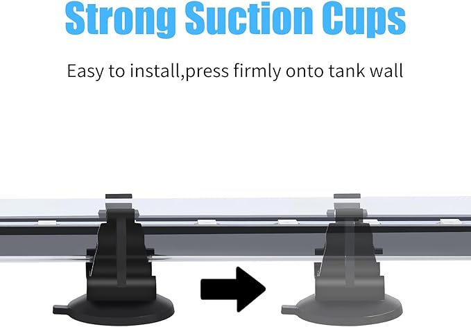 AQUANEAT Aquarium LED Submersible Light 7.5 Inch Underwater Fish Tank Light (Blue)