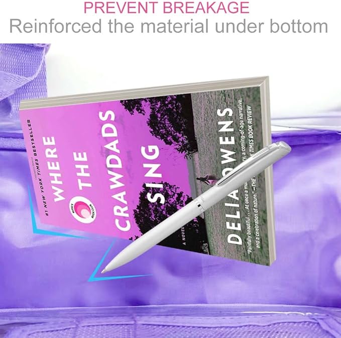 Clear Backpack for Girls and Boys, Kids Transparent Bookbag, 3PCS Cute See Through School Bag for Elementary Prechool