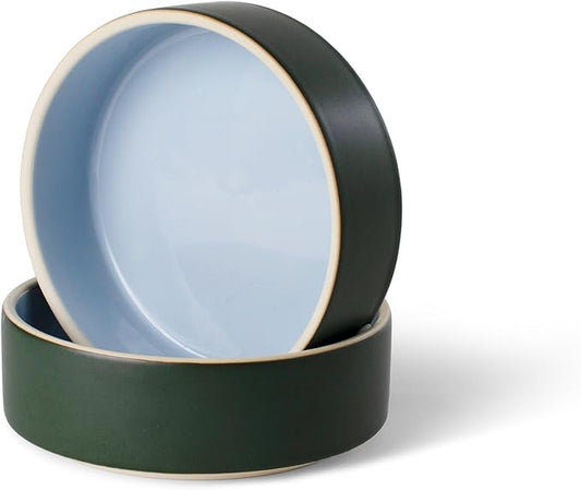 Fringe Studio Minimal Forest Small Stoneware Pet Bowl, PetShop Collection (478107)