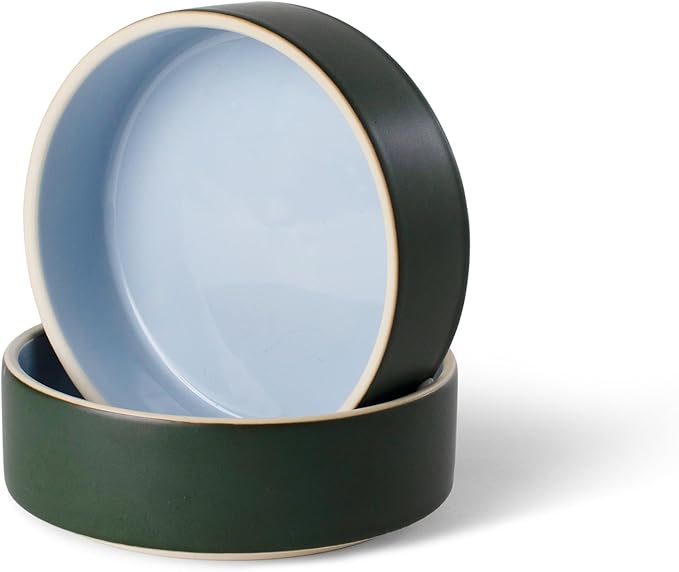 Fringe Studio Minimal Forest Small Stoneware Pet Bowl, PetShop Collection (478107)