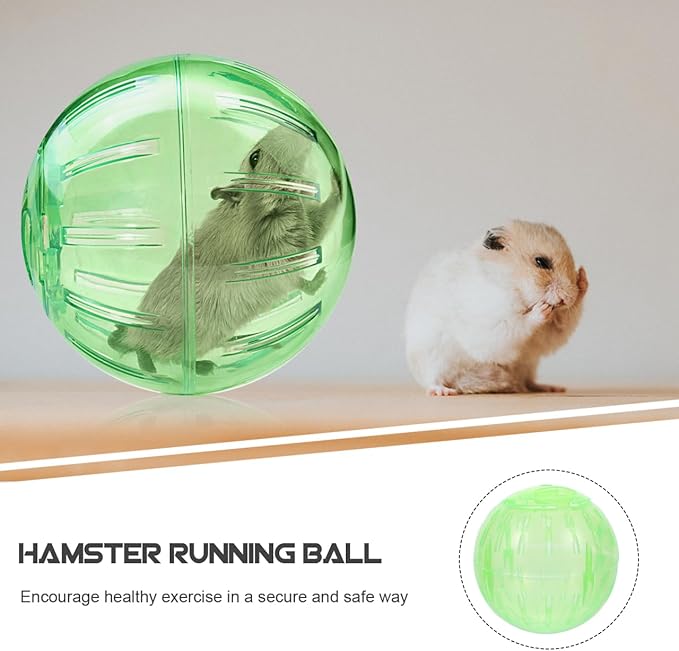 Baluue Hamster Running Ball 4 Inch Mini Exercise Toy for Small Pets Safe Interactive Activity for Hamsters Gerbils