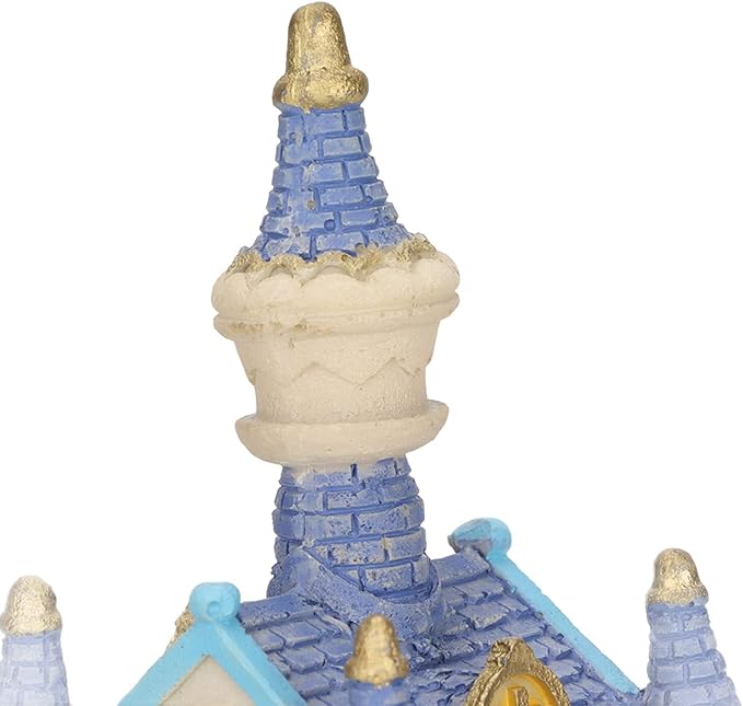 Pssopp Aquarium House Decoration Roman Aquarium Resin Castle Ornament Fish Hideout Castle Betta Cave Cave Ornament Fish Hideaway