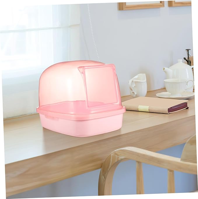 COLLBATH Chinchilla Sand Bath Large Chinchilla Dust Bath for Hamsters Plastic Sand Bathroom