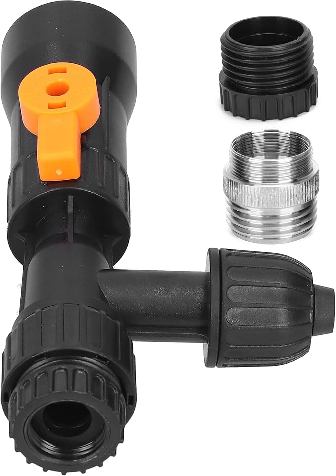 Aquarium Water Changer Kit, Fish Tank Cleaning Tools, Faucet Nozzles Connectors, Vacuum Siphon Gravel Cleaner Connector Replacement Parts with 2 Faucet Adapters for Fish Tank