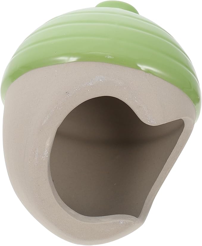 Hemoton Adorable Ceramic Nest Hamster Hideout Small Pet Bed Stylish Robust Toy