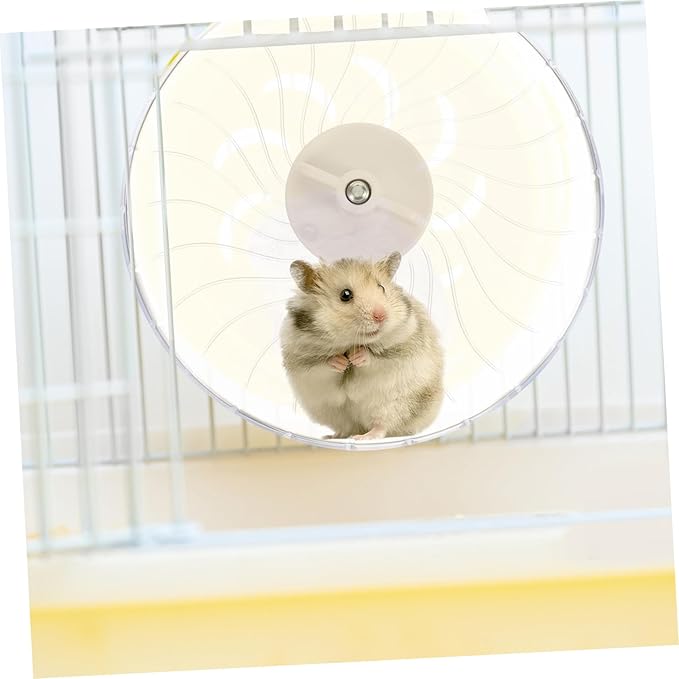 Toyvian Silent Hamster Wheel 5.51 Inch Running Wheel for Small Pets Including Hamsters Guinea Pigs Chinchillas and Gerbils Smooth Edges Low Noise Exercise Toy for Cage