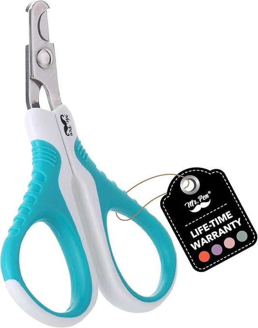 Mr. Pen- Cat Nail Clipper, Blue, Stainless Steel, Cat Claw Trimmers Kittens, Pet Nail Clipper with Sturdy Non Slip Handle