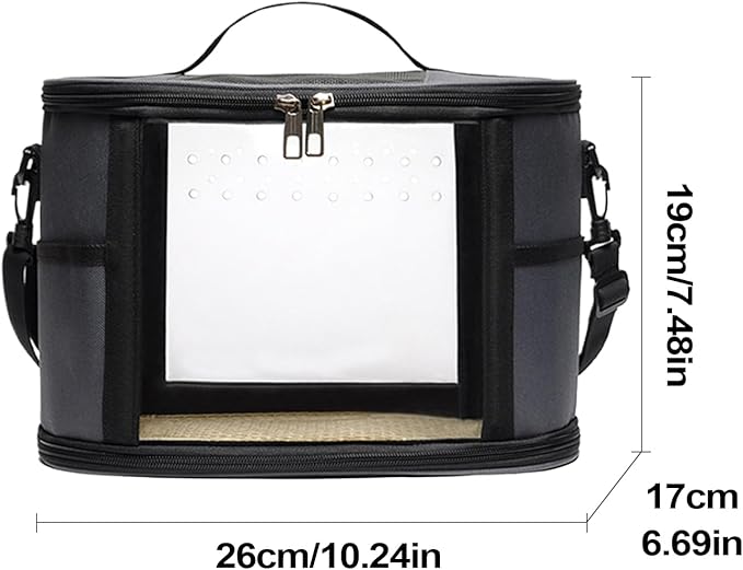 Parrot Travel Bag – Portable Bird Carrier, Small Pet Shoulder Bag, Lightweight Travel Backpack | Comfortable Travels Solution, Easy Carry Bags for Budgies Cockatiel Parrot Hamster