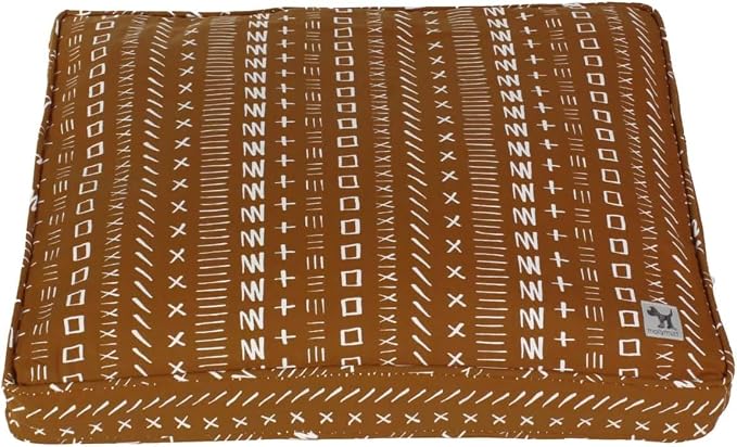 Molly Mutt Dog Crate Pad Cover, 100% Cotton Canvas Cover for Dog or Puppy Crate Bed, Durable, Washable, and Free of Harmful Chemicals, Pre-Shrunk, 48"x30"x2.5", Everywhere