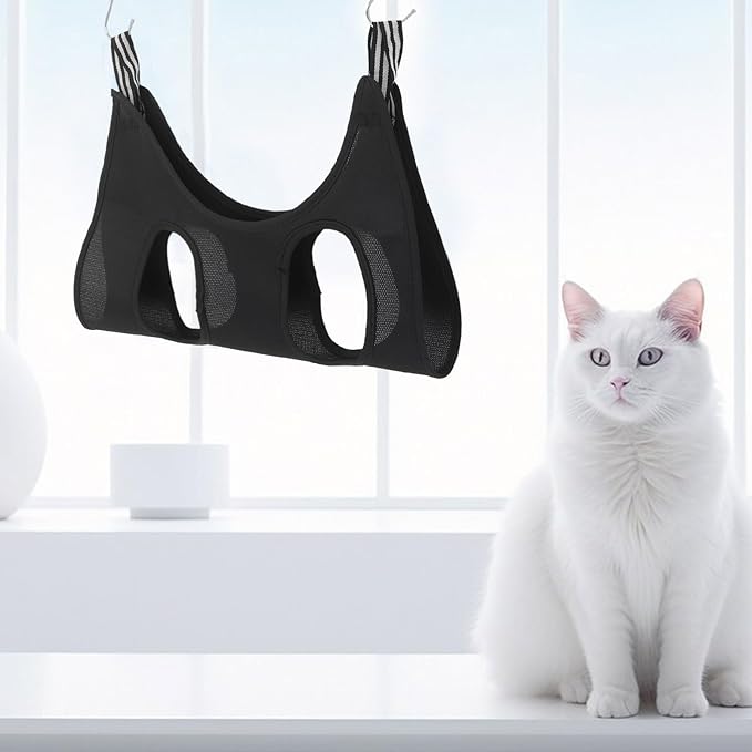 Milisten Pet Grooming Hammock for Dogs Cats Space Saving Design Fit Materials Versatile Use for Nail Trimming and Grooming Animal Hammock for Comfort