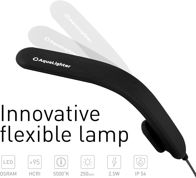 Fish Tank Light - Clip On Aquarium Light - Aquarium Light for Plants - LED Flexible Lamp for Freshwater Light - NanoSoft Yellow Fish Tank Lights 10 Gallon | Plants & Fish Aquarium Lighting, Full Spectrum Grow Lamp, Easy Install, Safe Durable Waterproof...