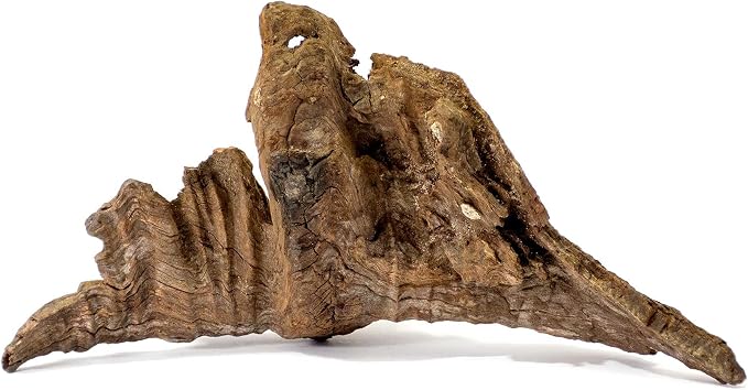 Galápagos (05285) Sinkable Driftwood Bed, Natural, Medium/11-13"