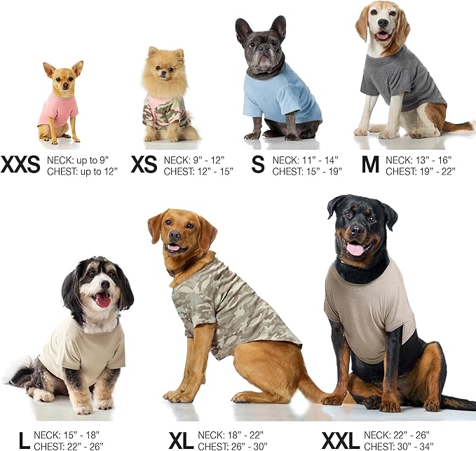 Pet Passion Toby II - The Perfect Tee, 3 Pack Short Sleeve Pet T-Shirt 100% Organic Cotton Tees Clothes for Small, Medium, Large Dogs, Pink Tie Dye, XX-Large (70-110 lbs)