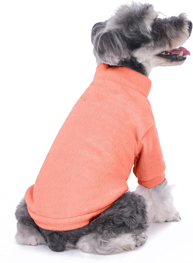 GYALAPERI Dog Sweater, 3 Pack Dog Sweaters for Small Dogs Girl Boy, Ultra Soft Warm Puppy Clothes Dog Coat for Winter (Rose+Lt Pink+Lt Purple, XX-Small)