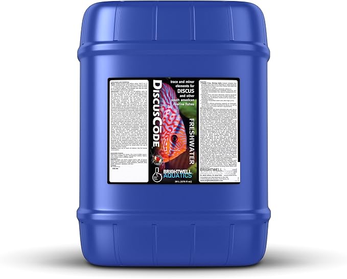 Brightwell Aquatics DiscusCode Discus Fish Trace Supplement, 20L