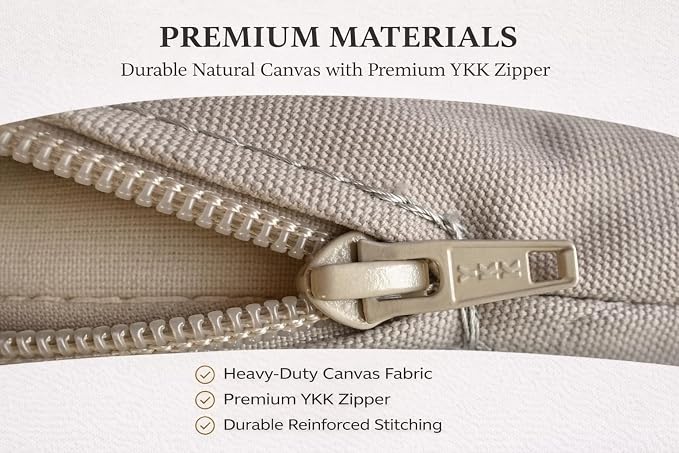 Organic Cotton Canvas Dog Bed: Removable Cover, Natural Fill - Made in USA (Gray, X Small 18" x 6" inches)