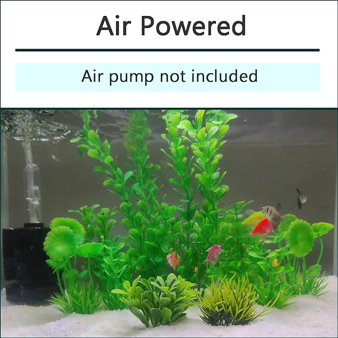 AQUANEAT 9 Pack Aquarium Bio Sponge Filter Breeding Fry Betta Shrimp Nano Fish Tank (Small up to 10Gal)