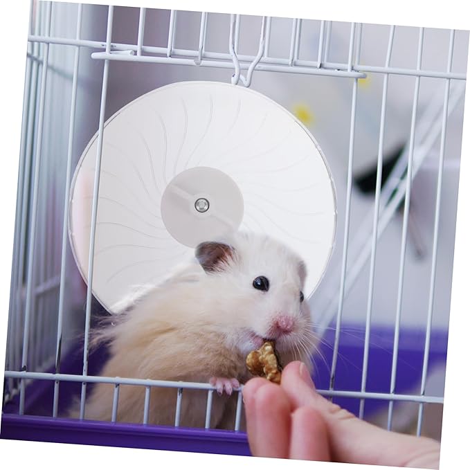 Toyvian Silent Hamster Wheel 5.51 Inch Running Wheel for Small Pets Including Hamsters Guinea Pigs Chinchillas and Gerbils Smooth Edges Low Noise Exercise Toy for Cage