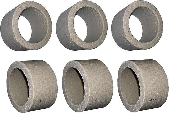 Awesome Aquatic Aquarium Plant Weight Ceramic Ring Pot 6 Pack Plant Anchor Anti Floating Plants Water Plants Fix Ring Aquarium Plant Weights Pot (6 Pack Rings)