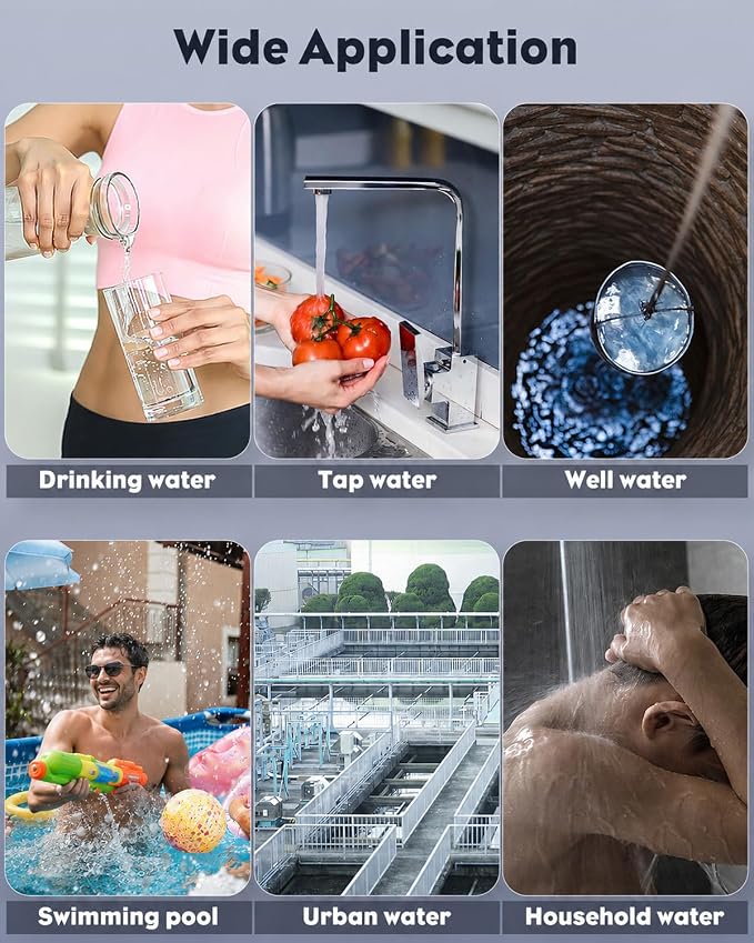 Pawfly 18 in 1 Drinking Water Test Kit, 125 Strips for Tap Water Well Swimming Pool Aquarium Spa, Home Water Quality Test Strips for pH Hardness Chlorine Lead Iron Copper Nitrate Fluoride & More