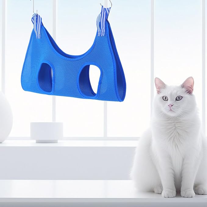 Milisten Grooming Hammock Pet Sling for Nail Trimming Space-Saving Design for Easy Grooming Versatile Use As Cat Bag and Dog Holder Stylish Home Integration