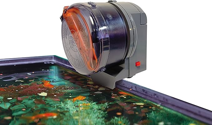 Penn-Plax Daily-Double Automatic Fish Feeder for Aquariums – Perfect for Vacations, Holidays, and Weekend Travel (DDAF5)