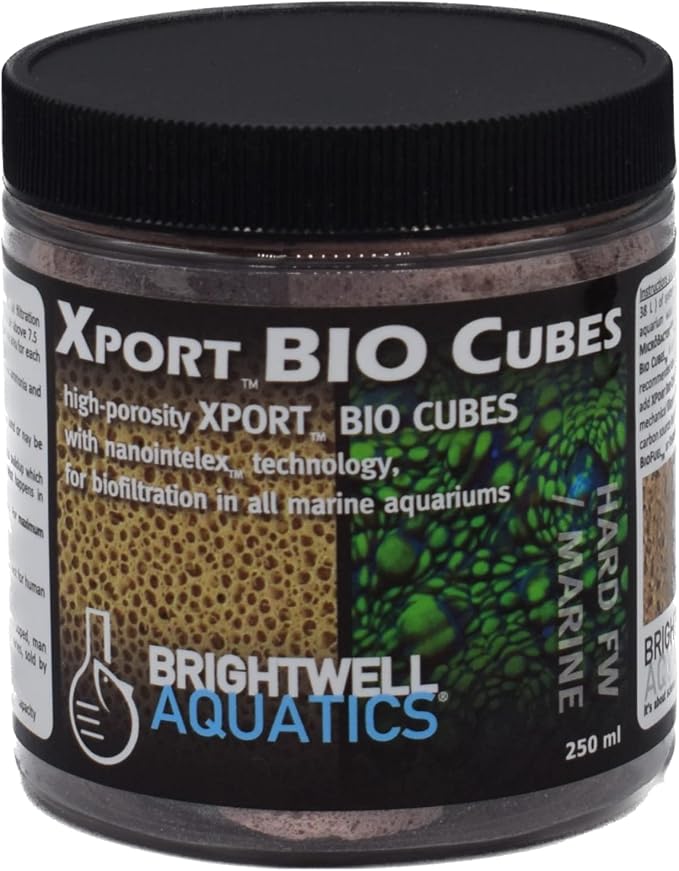 Brightwell Aquatics Xport BIO Cubes Aquarium Bio Filter Media 250ml