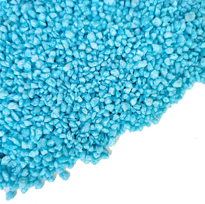 Blue Succulent and Cacus Gravels,Fairy Garden Mini Rocks,0.88 LB,3-5mm | Aquarium Fishbowl Decor Pebbles,Indoor Plants Topper Dressing Small Stones