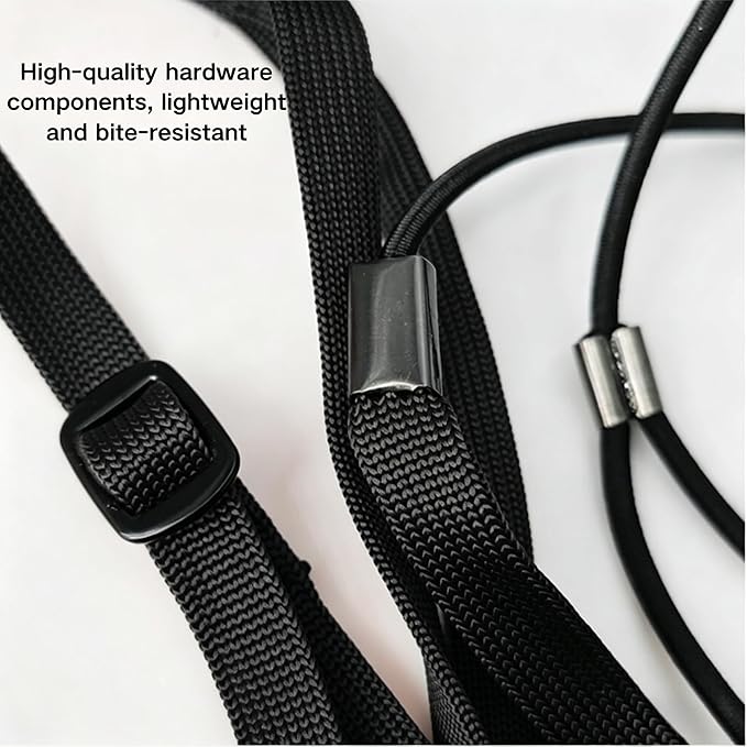 Adjustable Bird Harness and Leash for Parrots Outdoor Flight Training Anti-Bite Light Weight Easy-to-Wear Bird Vest with 59 Inch Elastic Leash for Quaker Conure African Grey Macaw Cockatoo (XXS)