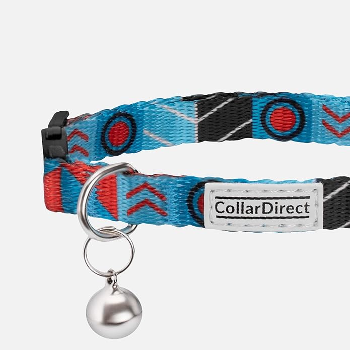CollarDirect Cat Collar Breakaway with Removable Bell Set of 2 PCS