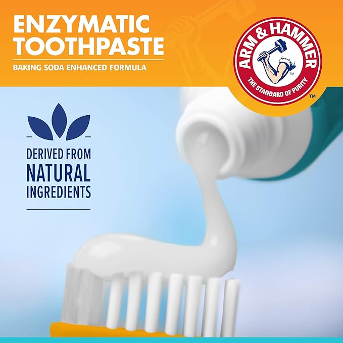 Arm & Hammer for Pets Fresh Breath Kit for Dogs | Contains Toothpaste, Toothbrush & Fingerbrush | Reduces Plaque & Tartar Buildup | Safe for Puppies, 3-Piece Kit, Vanilla Ginger Flavor