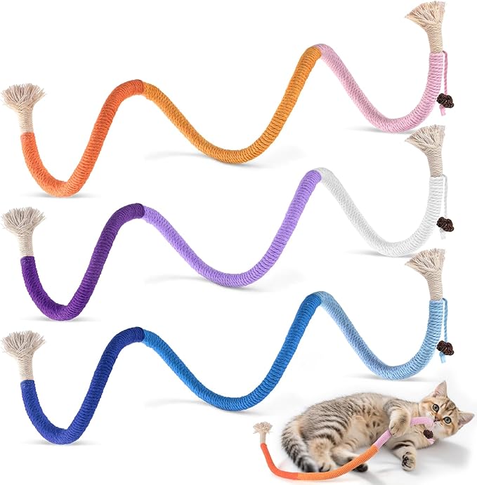 TINDTOP Silvervine Chew Sticks & Chew Ropes for Cats