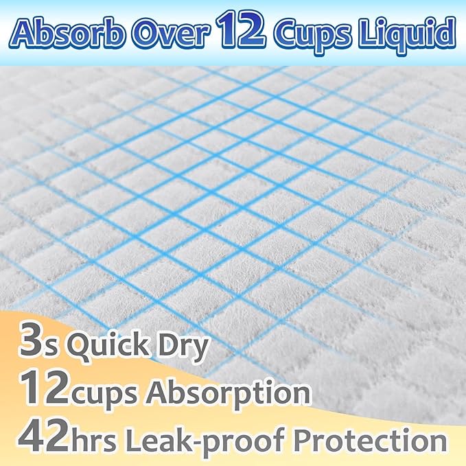 Dogcator Dog Pee Pads Extra Large 30"x36", 30 Count Super Absorbent Pee Pads for Dogs, Disposable Urine Bed Pads for Doggie, Thicken XXL Puppy Pads, Piddle Pads X-Large for Indoor, Outdoor Use