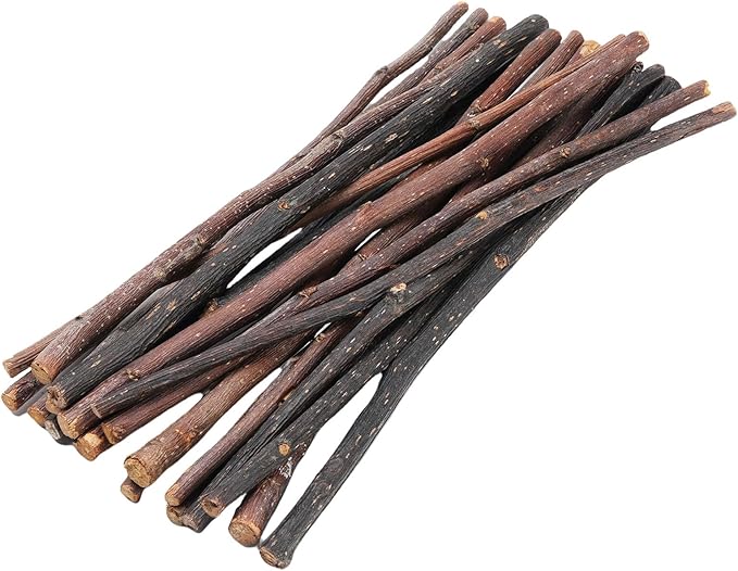 Apples Sticks,20pcs Hamster Chew Toys,Hamster Toys,Small Animals Molar Wood Treats Pet Snacks,Chew Sticks for Rabbits Chinchillas Guinea Pig Gerbil Parrot Bunny 20cm