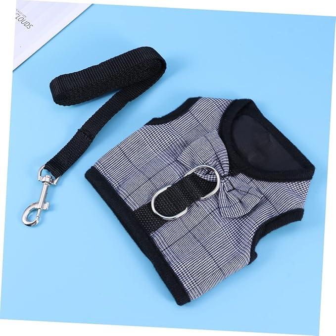 Toddmomy Pet Leash Rabbit Accessory Harness Breathable Mesh Vest Easy Off for Small Animals Style Harness