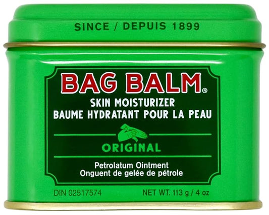 Bag Balm Vermont's Original Moisturizing for Dry Skin, Chapped Lips, Cracked Heels, Dog Paw Pads + More. 118 ml (4 oz) Tin (1)