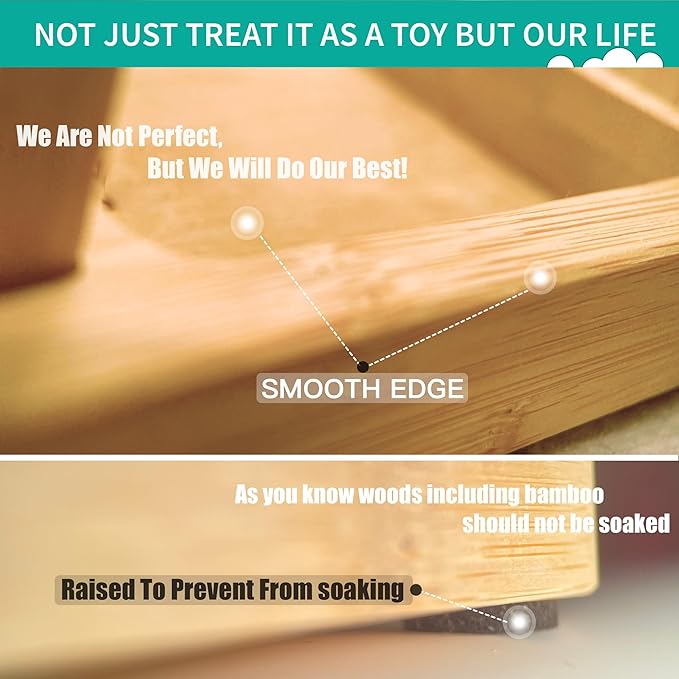 Hamster Enrichment Toys - Wooden Rat Toys for Pet Rats & Mice - Interactive Foraging Puzzle Feeder for Syrian, Dwarf - Small Animal Treat Dispenser