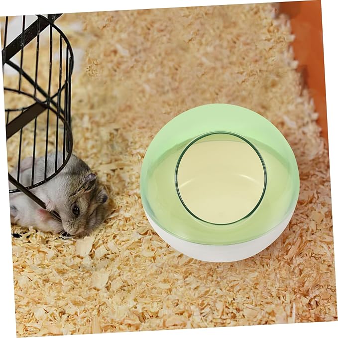 Garneck Multi-Function Hamster Bath Kit Hamster Toilet Chinchilla Dust Bath Easy to Store Transport