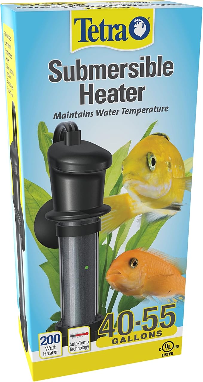 Tetra Submersible Heater with Electronic Thermostat, 200-Watt (Pack of 2)