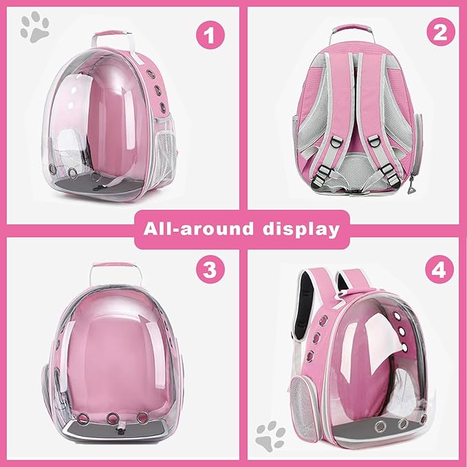 Large Cat & Dog Backpack Carriers - Airline Approved, Small Pet Carrier, Cat & Dog Travel Bag