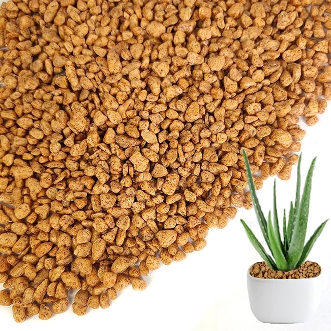 0.88 LB Brown Decorative Succulent Cactus Gravel,Terrarium Small Rocks | Indoor Plants Orchid Soil Cover Stones,Candle Holder Vase Filler Decor Pebbles,2-5mm