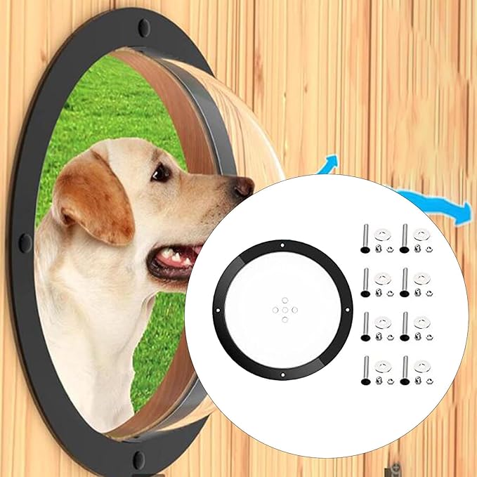 Dog Fence Clear View Dome Pet Bubble Window Playground Doggie Fence Window