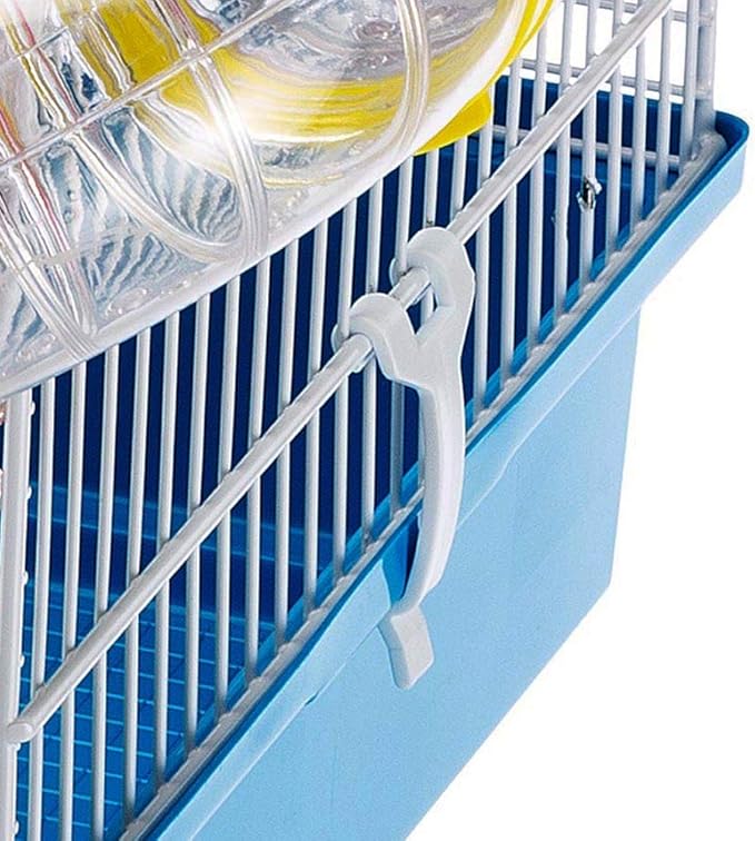 Ferplast Paula Small Hamster Cage | Fun & Interactive Cage Measures Measures 18.11L x 11.61W x 9.6H & Includes All Accessories