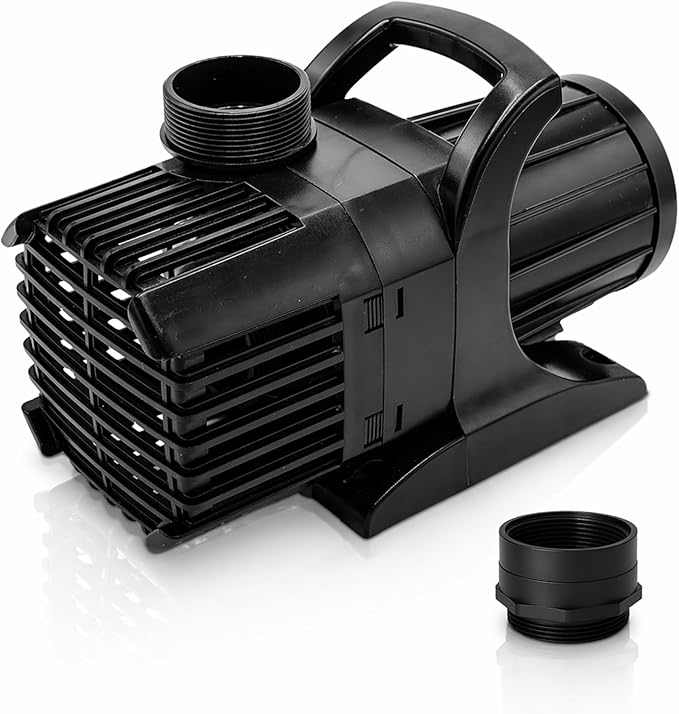 HALF OFF PONDS Submersible Water Pump, 8,000 GPH Pond Pump with 100FT Power Cord and 24FT Max Head, 540W Ultra Quiet Energy Efficient Pump for Koi Pond, Fountain, Waterfall, Water Garden, Skimmer