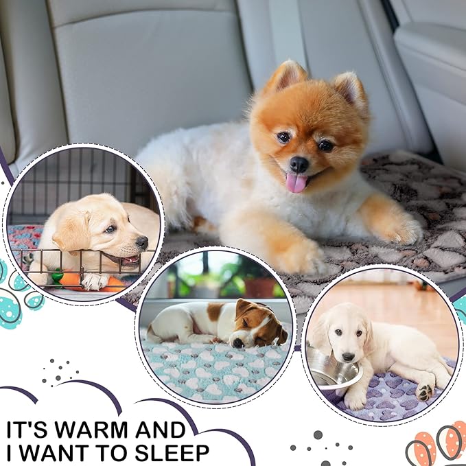 Tudomro 8 Pcs Guinea Pig Blankets Washable Small Pet Fleece Bedding Cage Liners Double Sided Pet Reusable Sleep Mat Pad Cover for Ferret Chinchilla Furniture Protection(Heart,14 x 28 Inch)