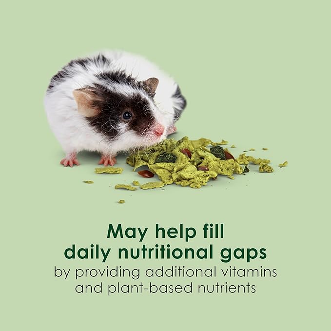 Kaytee Super C Greens, Daily Food Topper with Superfoods for Small Animal Pets, Contains Long-Lasting Vitamin C for Immune Support, 2.75 Ounces, Pack of 6