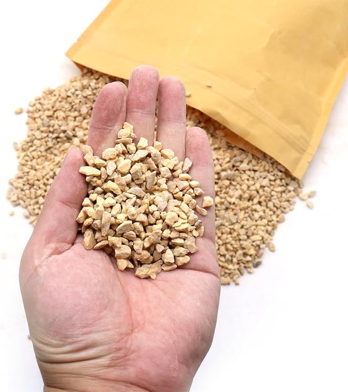 Light Brown Coarse Sand for Plants, Horticultural Sand, 1/8 Inch, 2 lbs