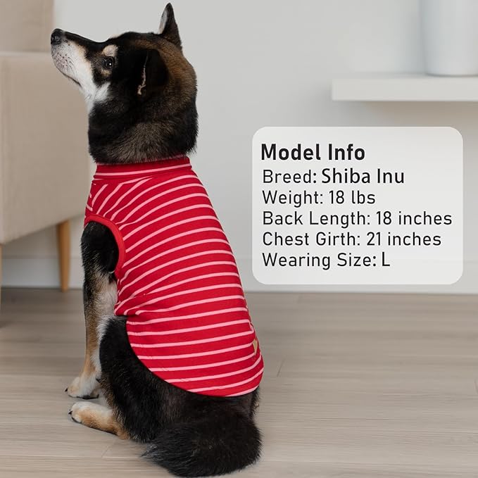 KYEESE 2Pack Dog Sweater Warm Lightweight Dogs Clothes Stretchy Dog Outfit for Small Dogs Boy Girl Soft Pets Fleece Sweater Turtleneck Pet Coat Comfy Sleeveless Doggie Sweatshirt Red,XL
