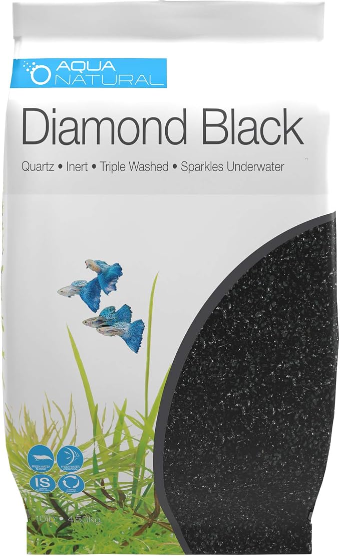 Aqua Natural Bio Substrate and Dry Substrate Kit, Diamond Black | BIOKIT004, For New and Existing Aquariums